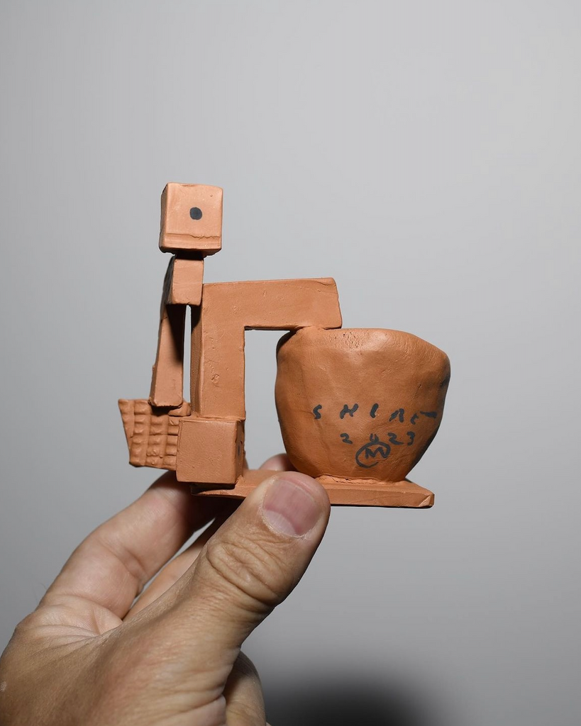 TERRA COTTA MUGS BY PETER SHIRE X PURPLE RESIDENCE